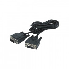 APC - Serial cable - DB-9 (M) to DB-9 (F) - black - for P/N: ISVT20KHS, ISVT30KHS, ISVT40KHS, SUA2200RMXLI3U, SUA5000RMI5U, SUVT20KF2B4S-TU